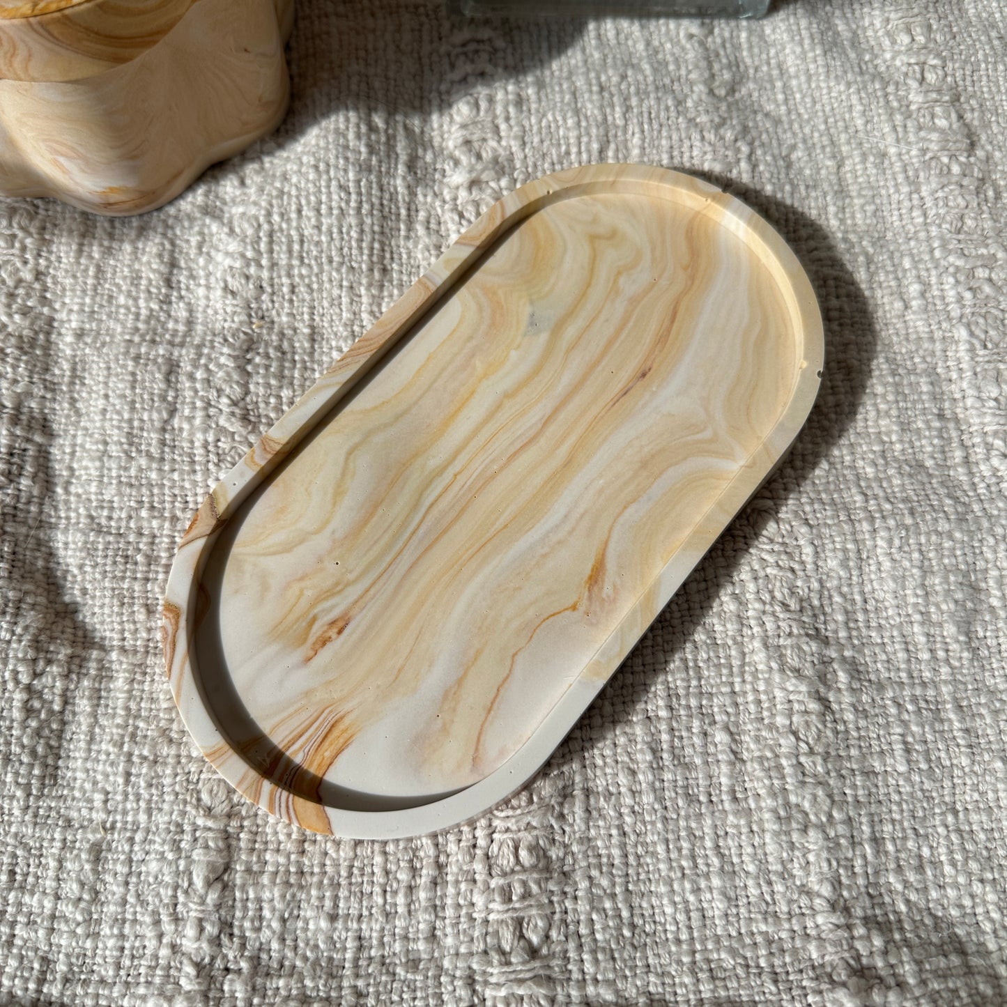 [Brown] Oval Tray