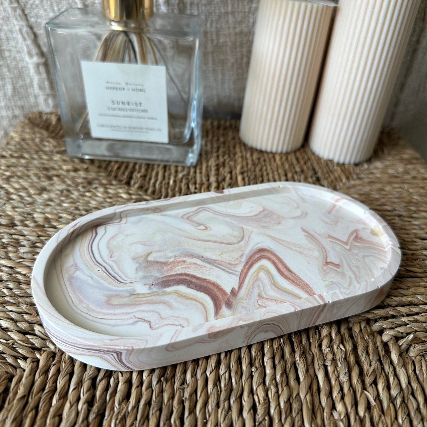 [Pink] Oval Tray