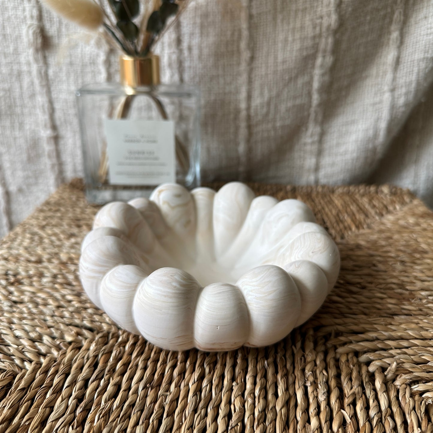 [Beige] Shell Large Tray