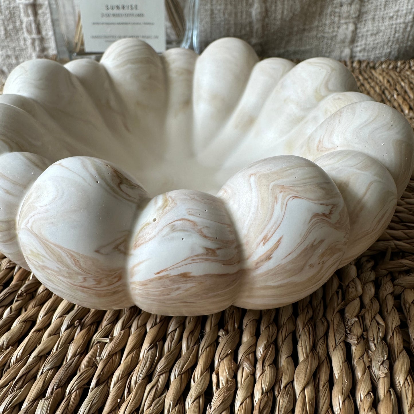 [Beige] Shell Large Tray