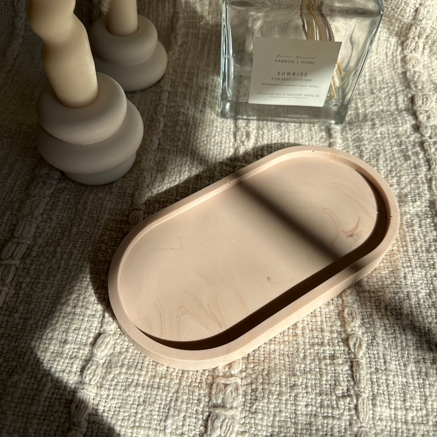 [Pink] Oval Tray