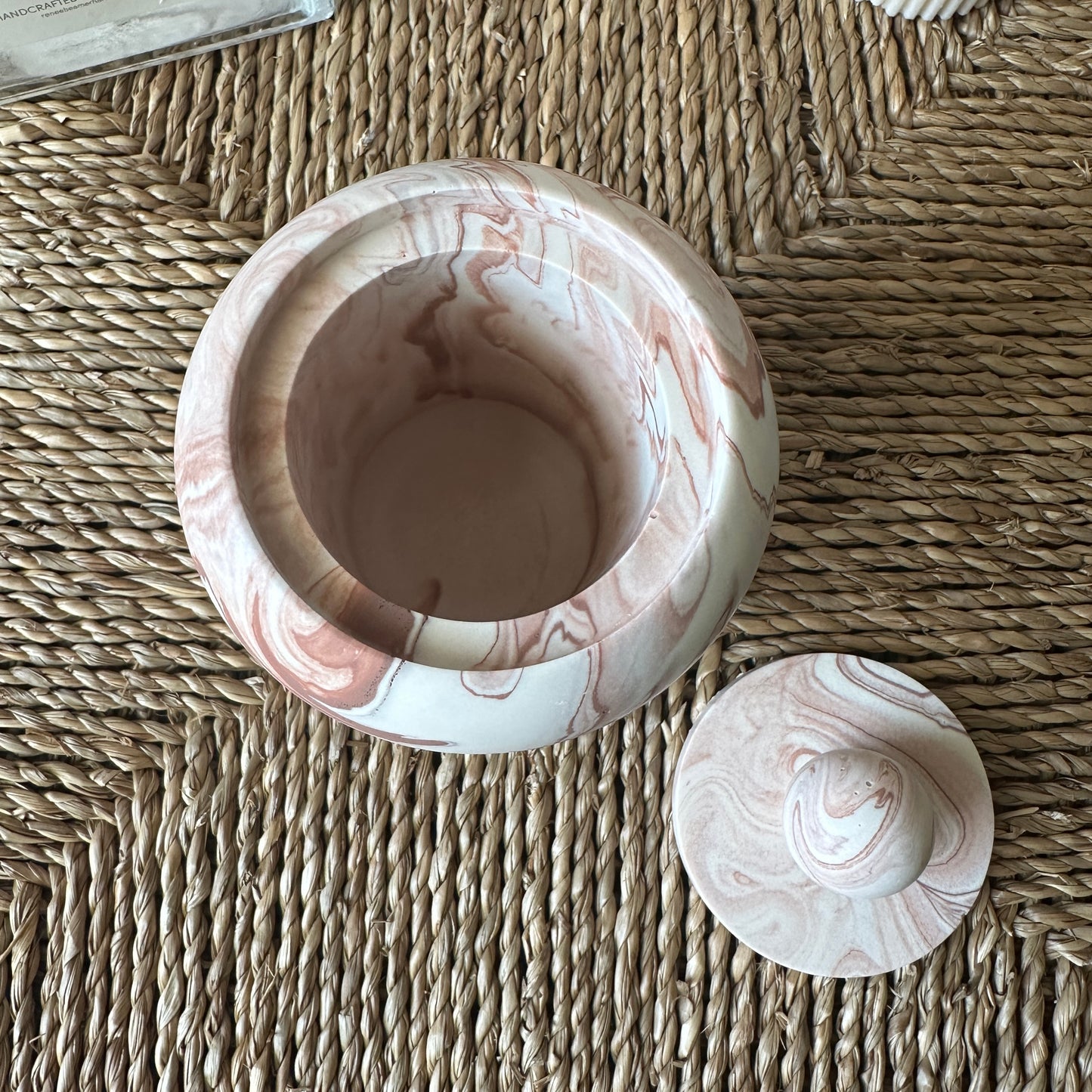 [Pink] Doughnut Decorative Jar