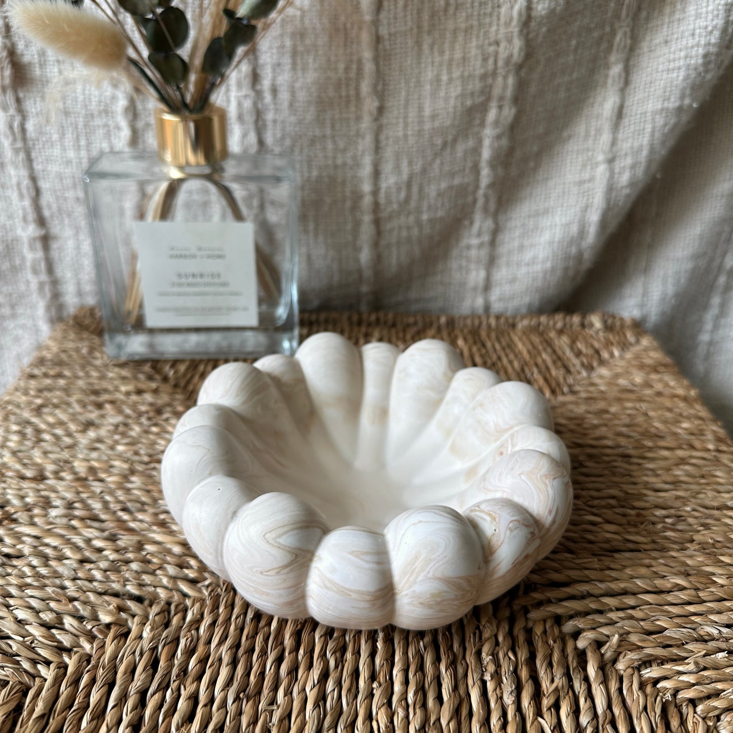 [Beige] Shell Large Tray