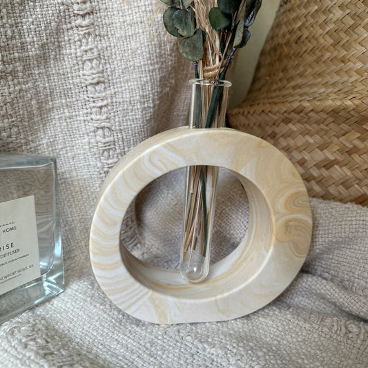 [Beige] Single Flower Vase