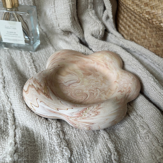 [Pink] Large Floral Tray