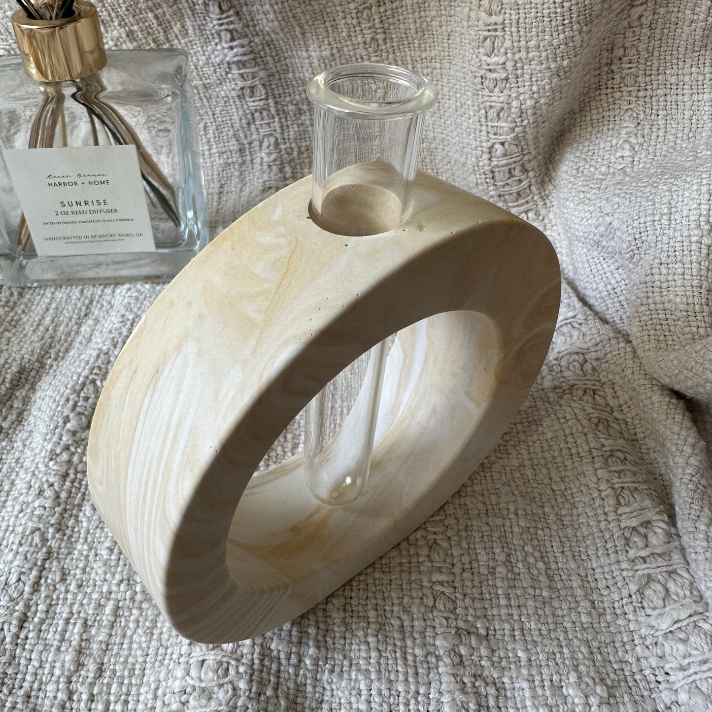 [Beige] Single Flower Vase