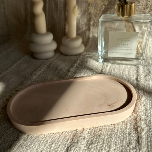 [Pink] Oval Tray