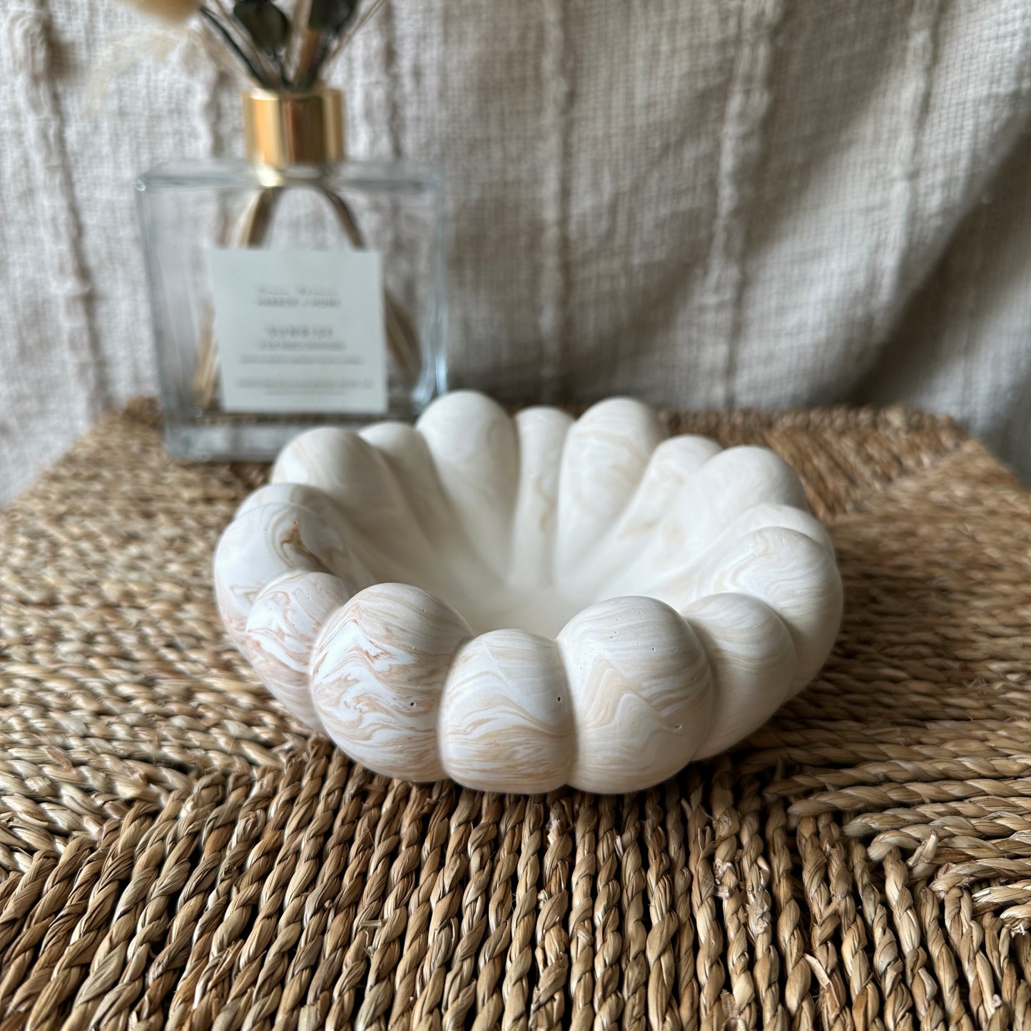 [Beige] Shell Large Tray