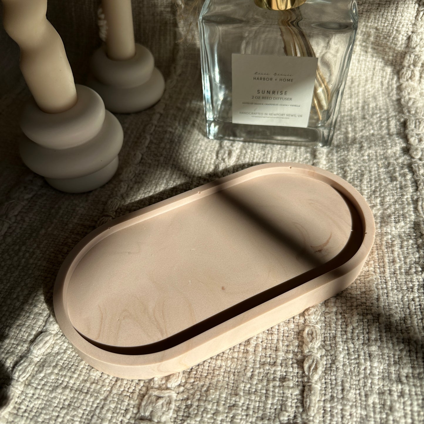 [Pink] Oval Tray