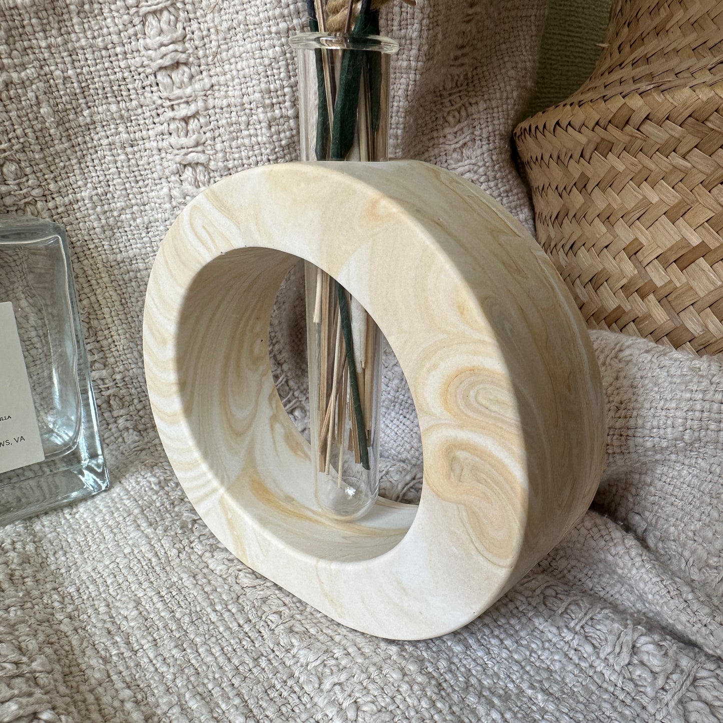 [Beige] Single Flower Vase