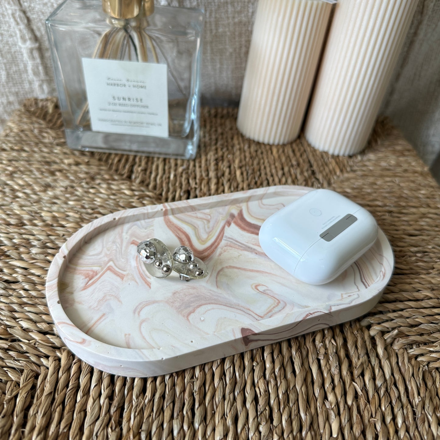 [Pink] Oval Tray