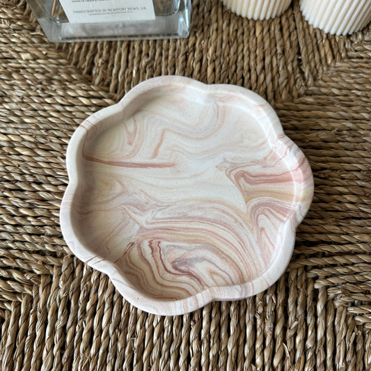 [Pink] Floral Tray