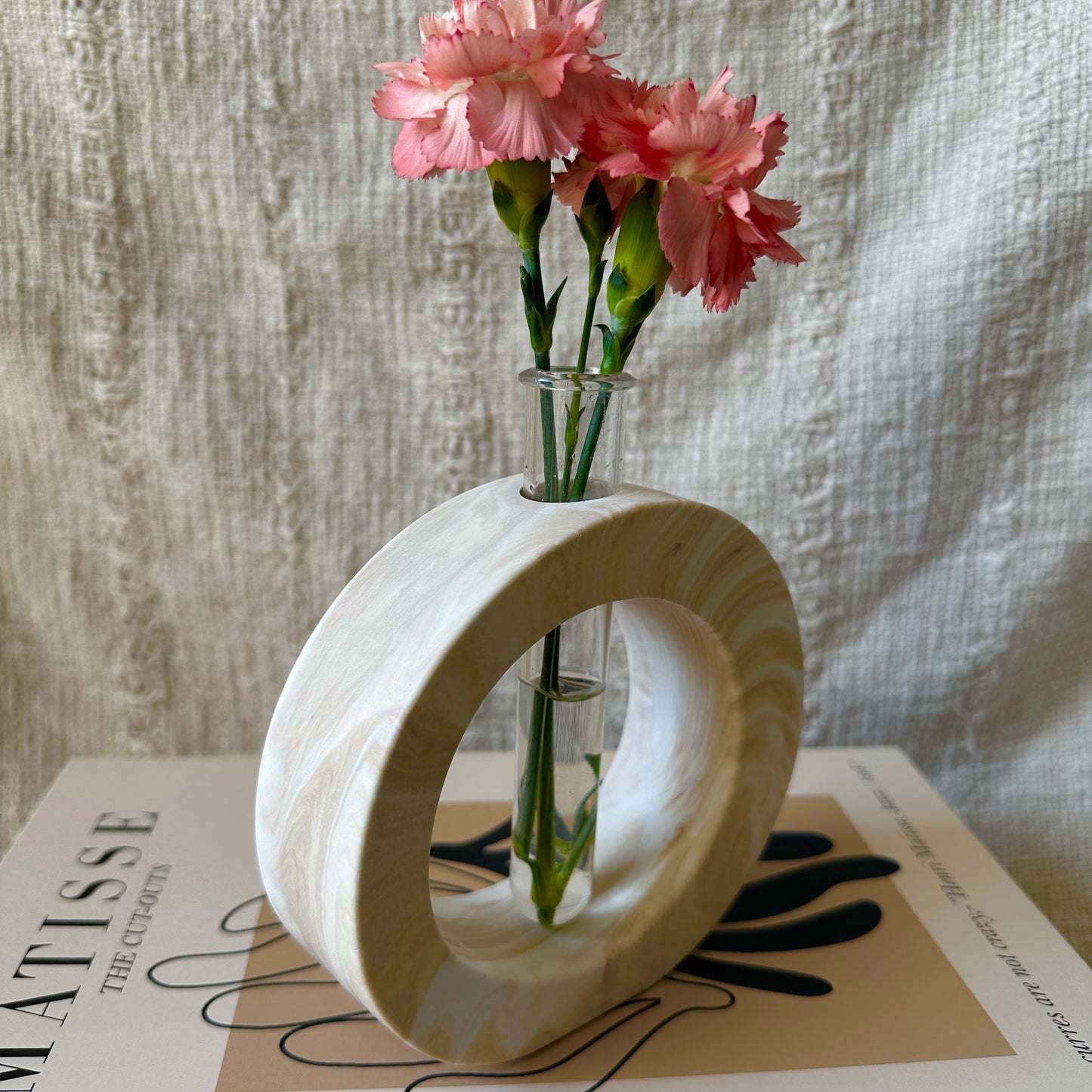 [Beige] Single Flower Vase