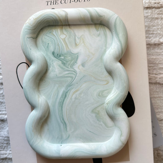 [Green] Unique Shaped Tray
