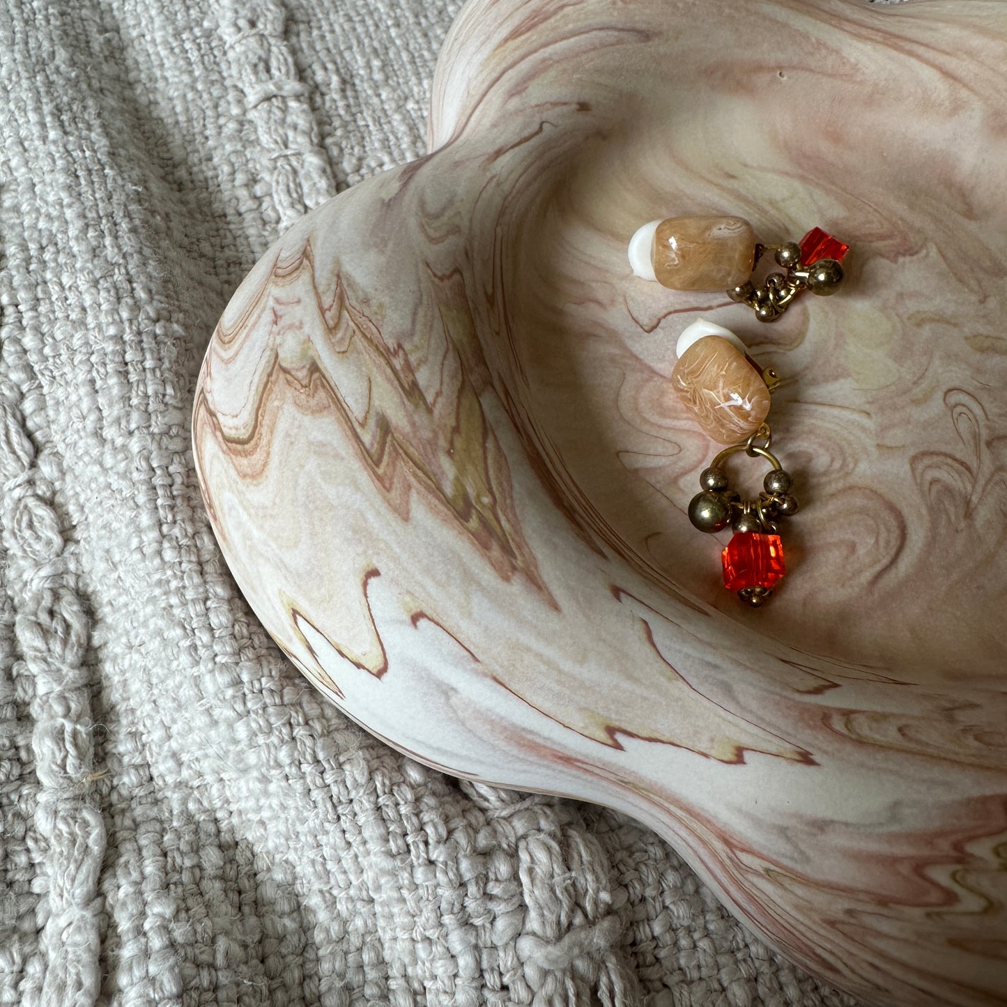 [Pink] Large Floral Tray