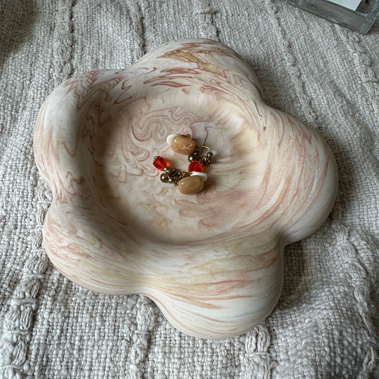 [Pink] Large Floral Tray