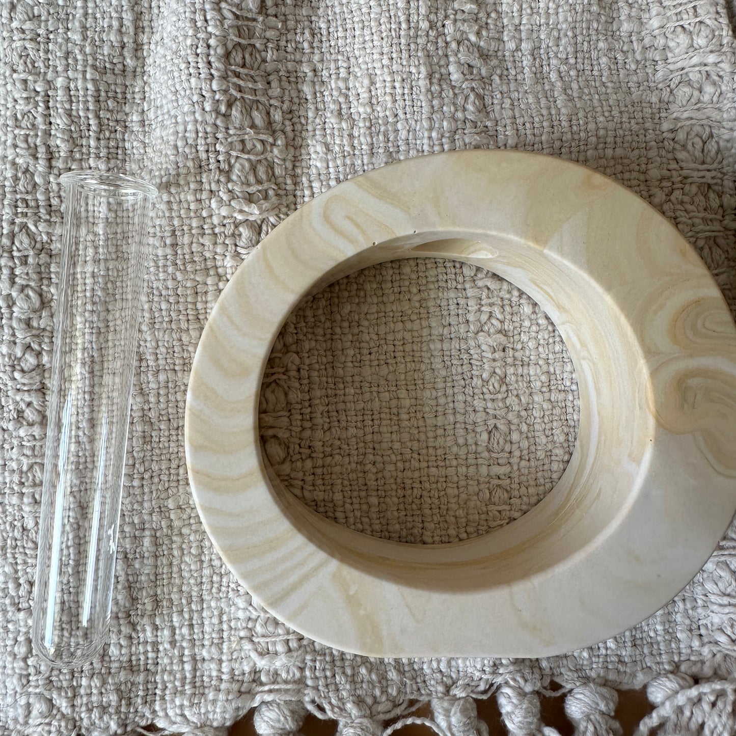 [Beige] Single Flower Vase