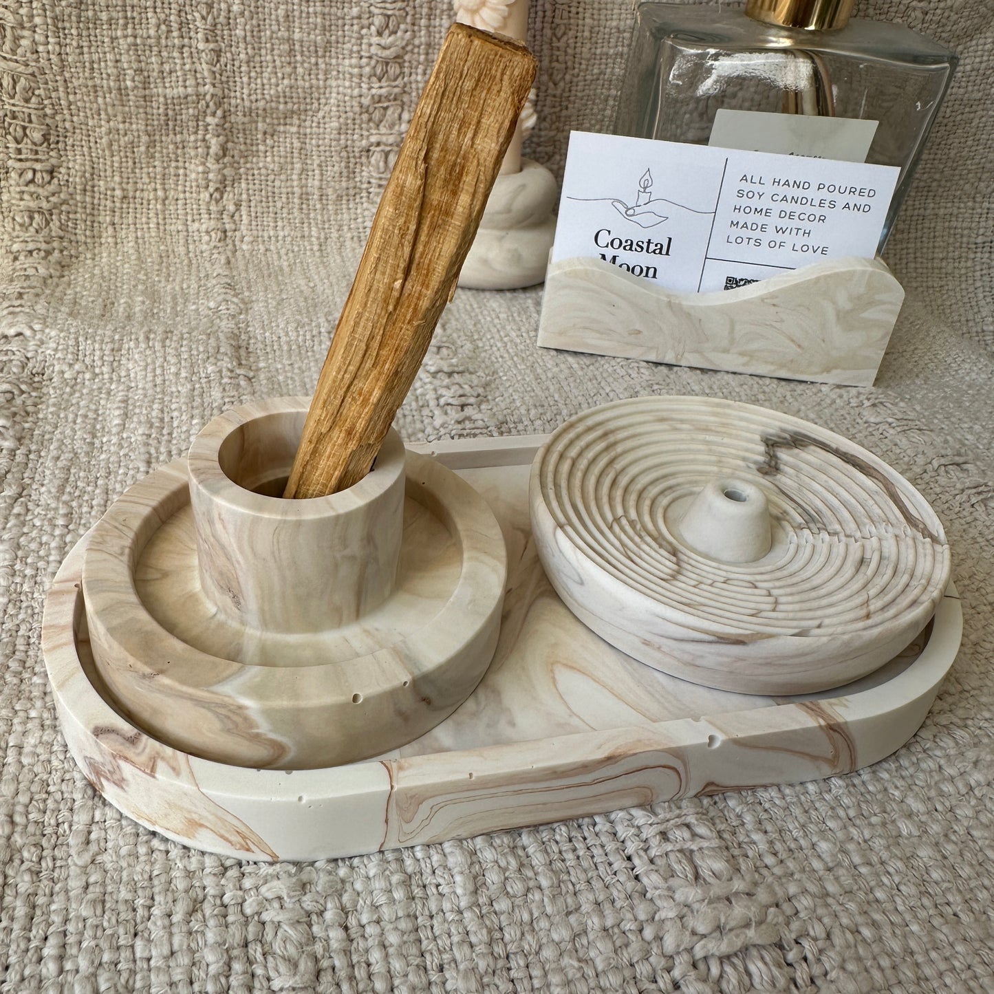 [Grayish] Palo Santo Holder