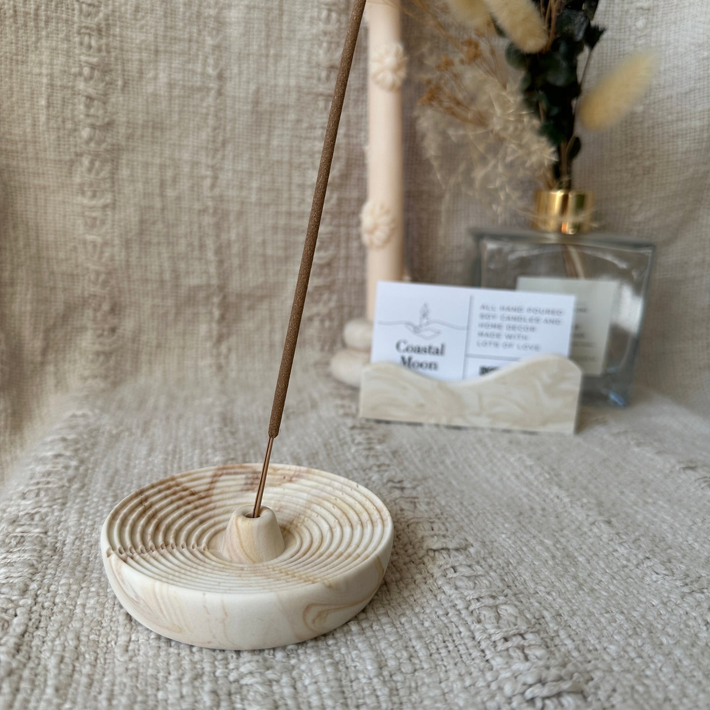 [Beige] Incense Holder
