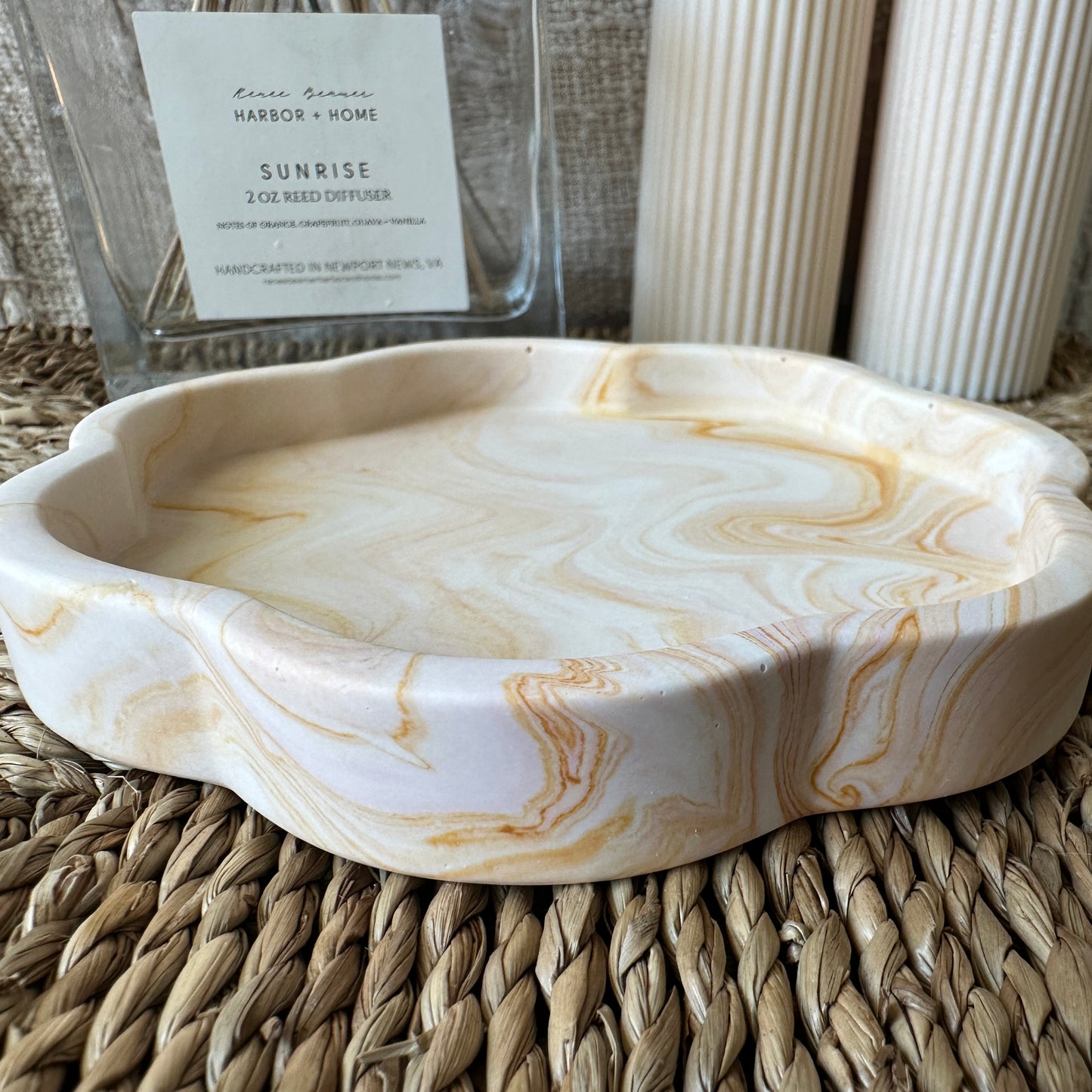 [Sunset_Light] Floral Tray