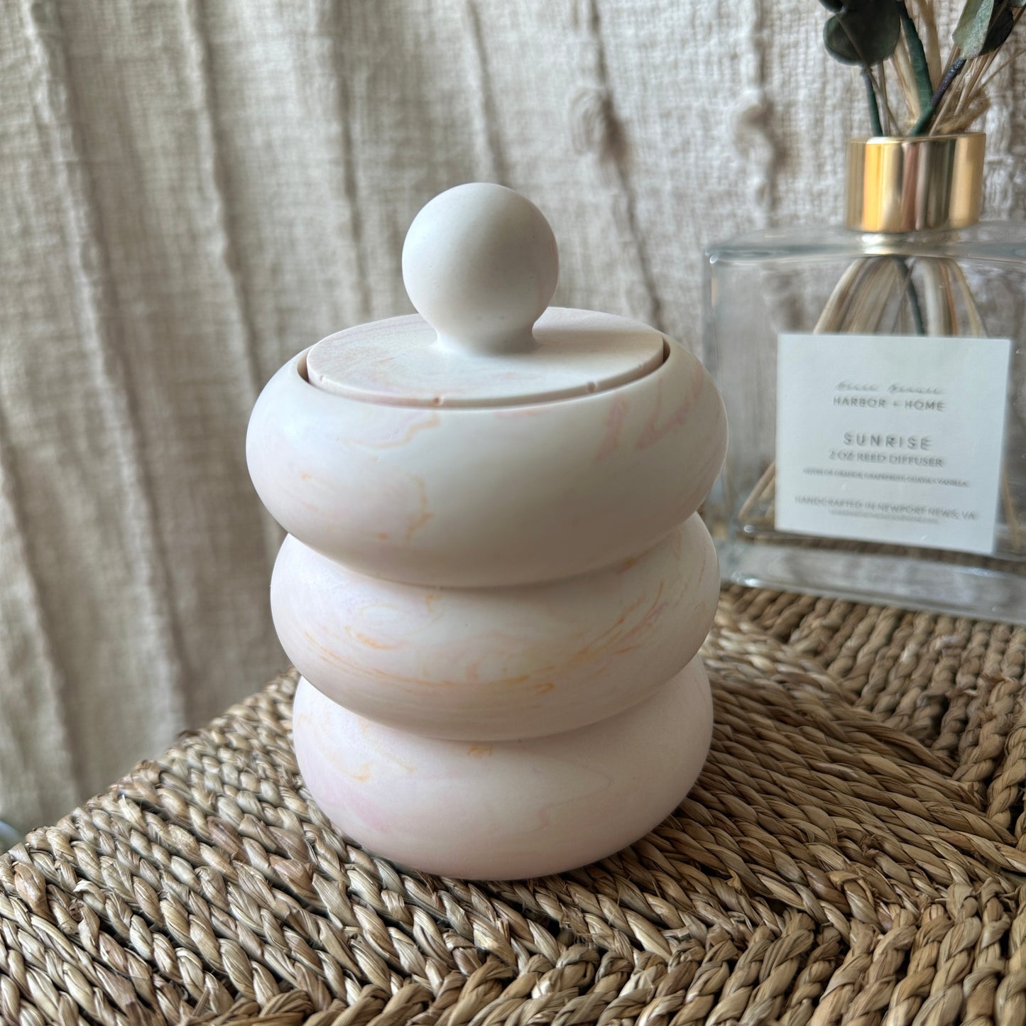 [Sunset_Light] Doughnut Decorative Jar