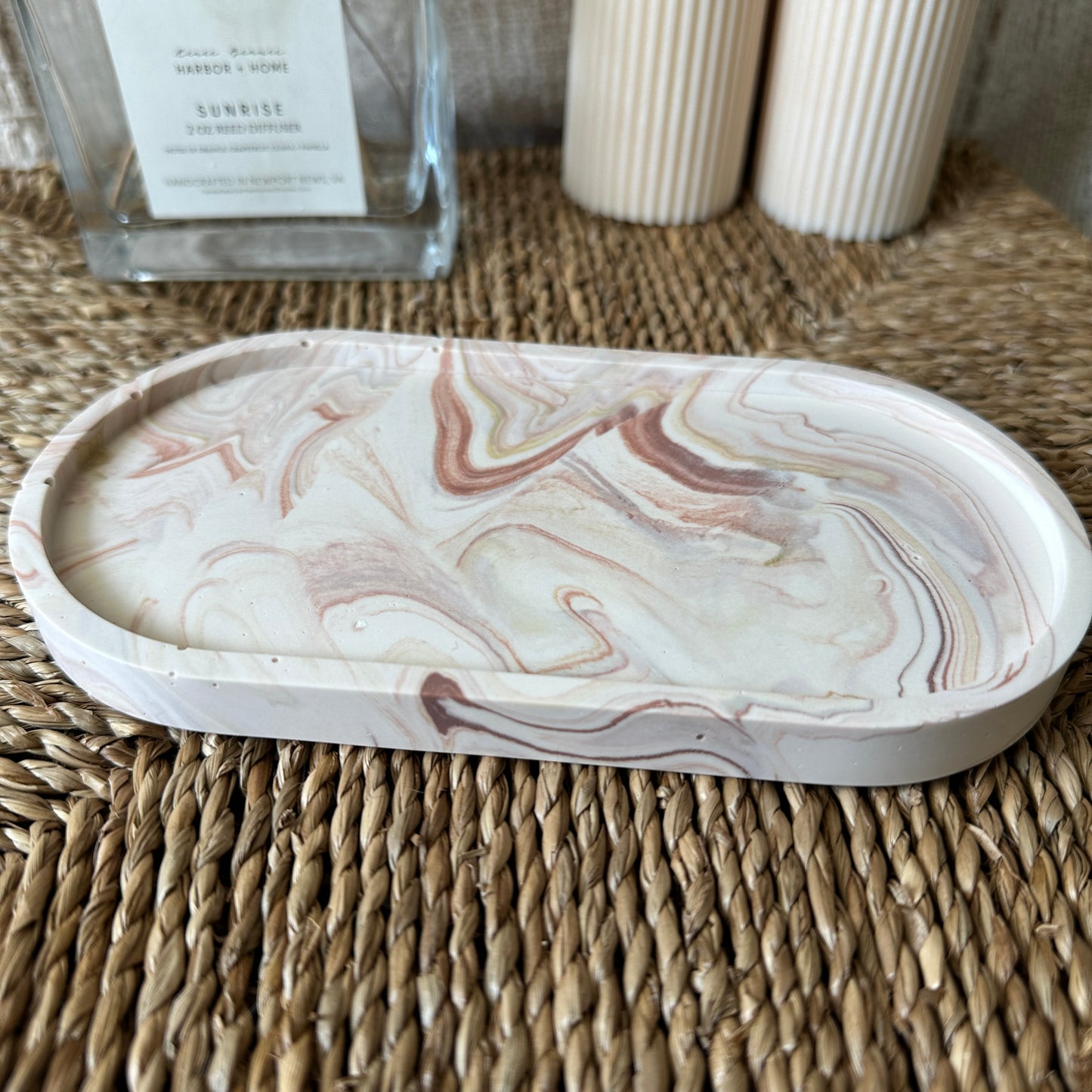 [Pink] Oval Tray