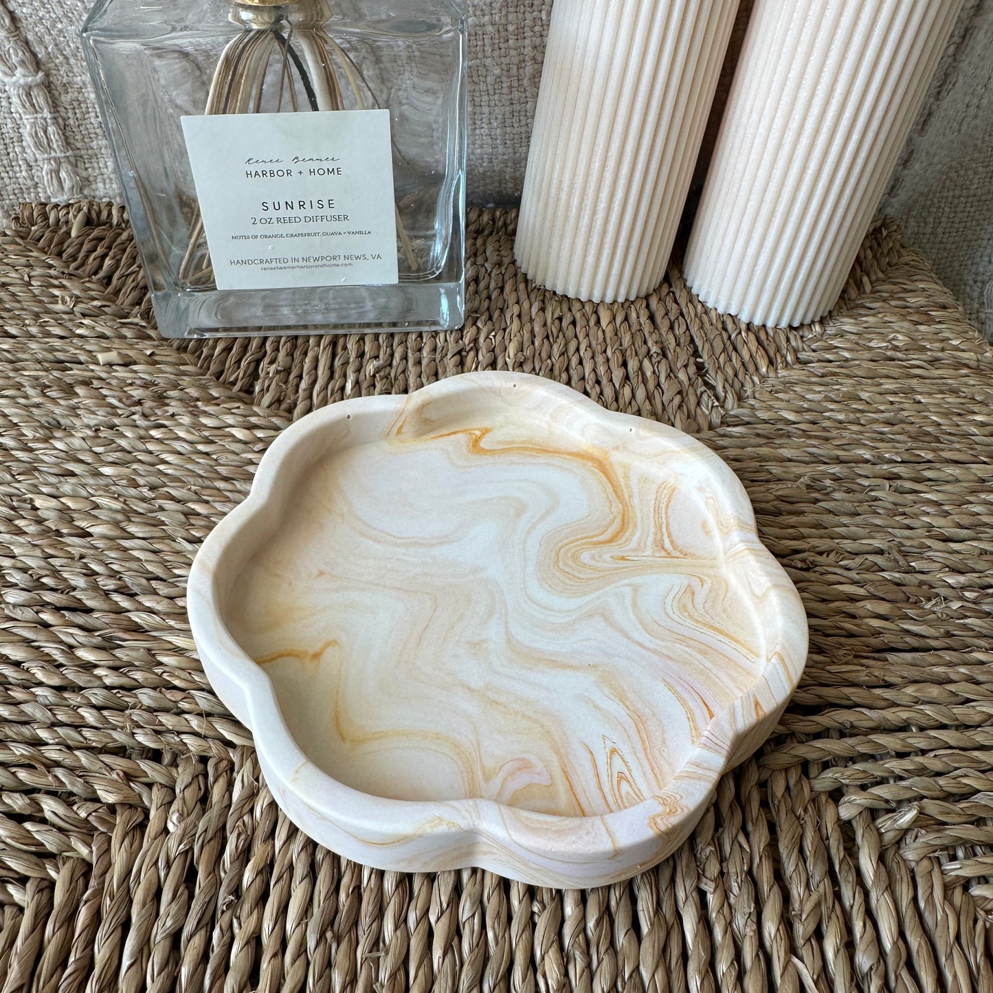 [Sunset_Light] Floral Tray