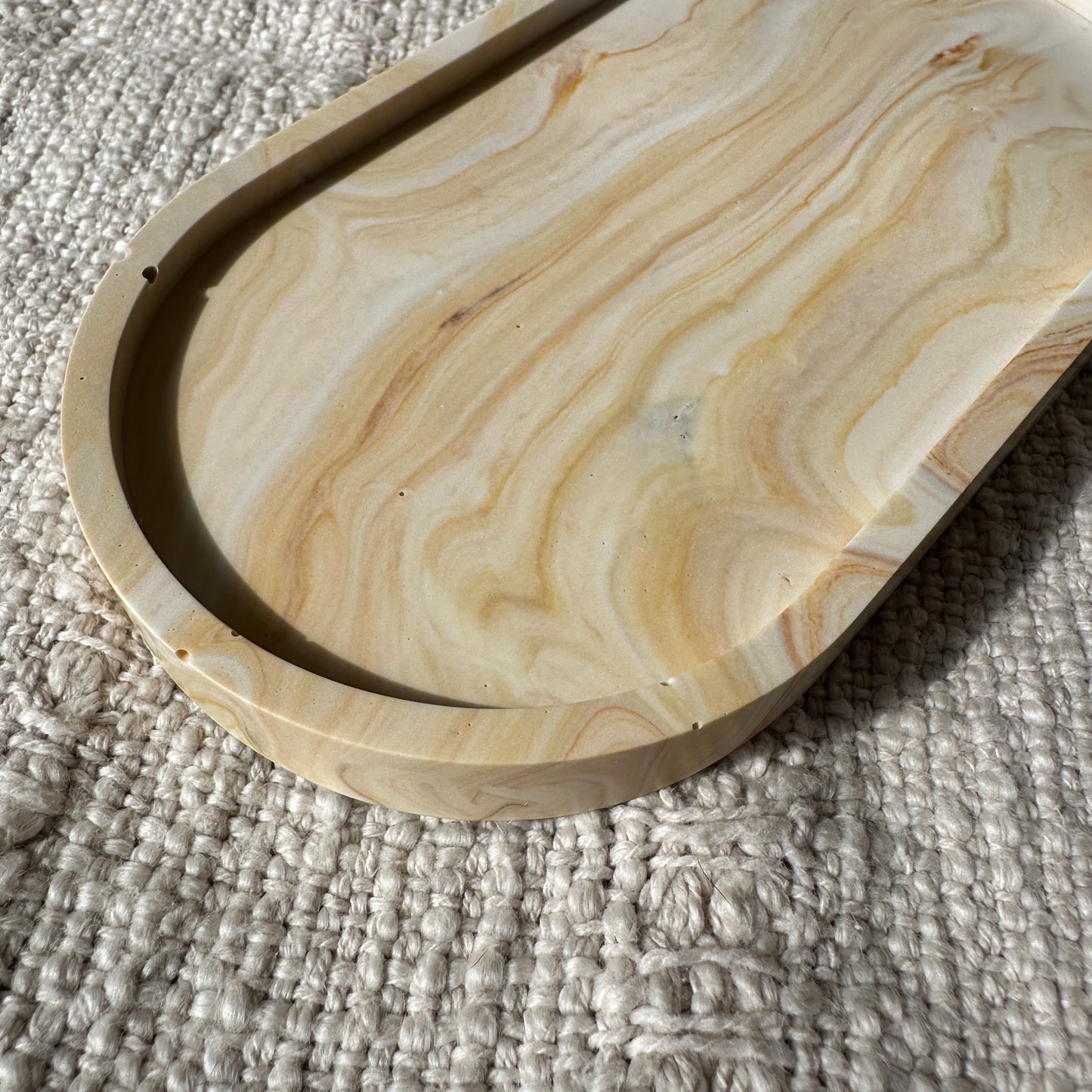 [Brown] Oval Tray
