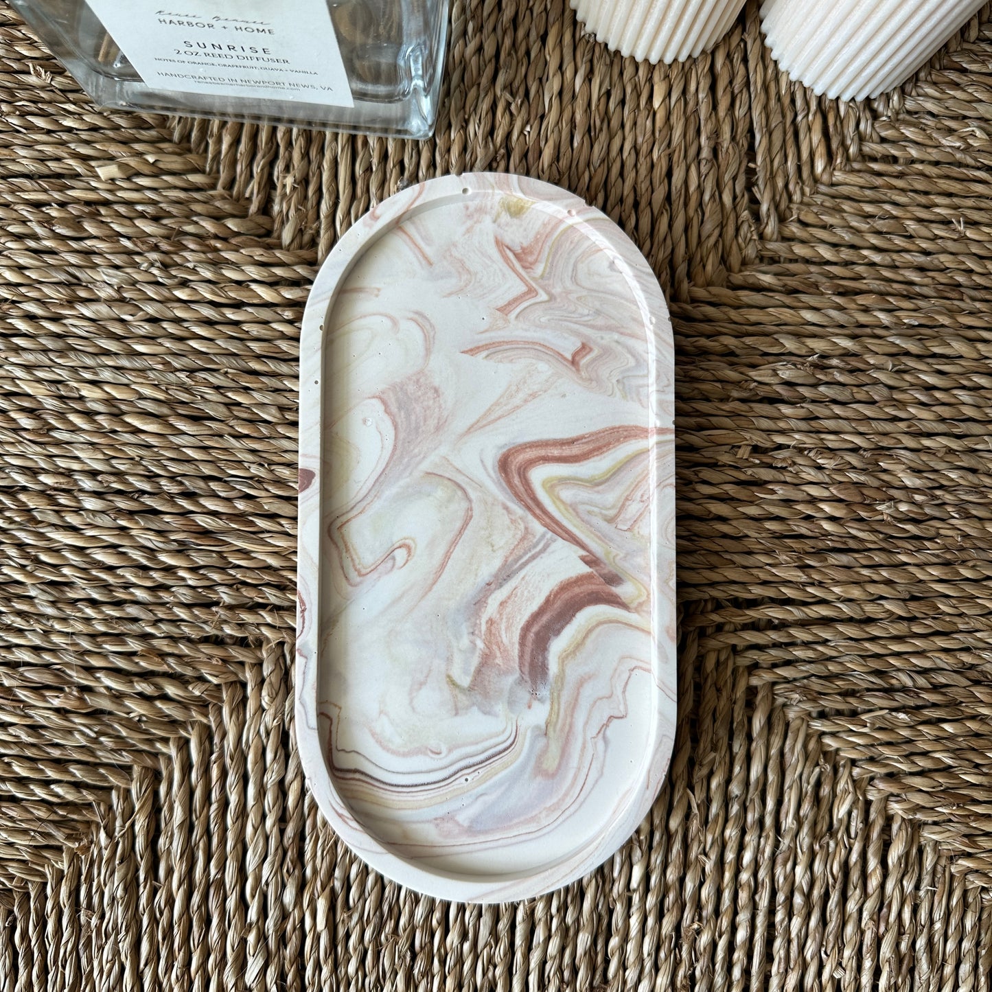 [Pink] Oval Tray