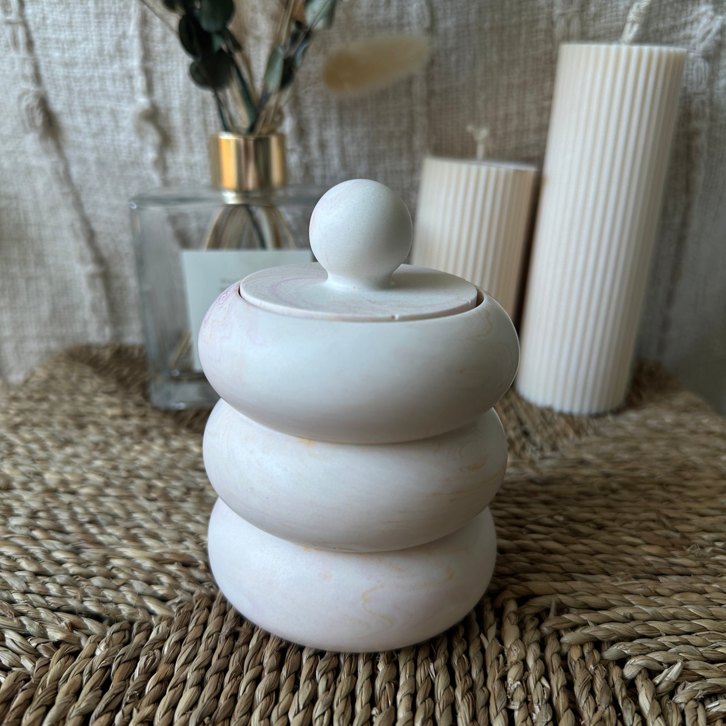 [Sunset_Light] Doughnut Decorative Jar