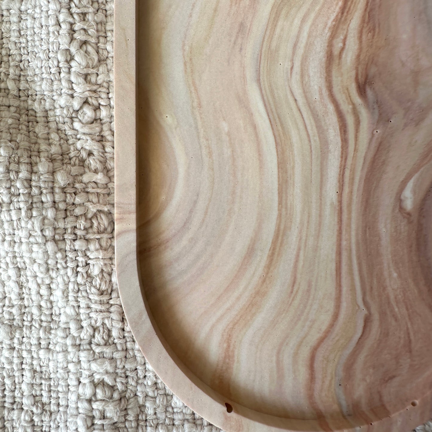 [Pink] Oval Tray