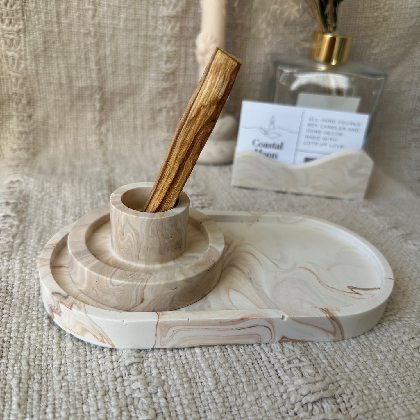 [Grayish] Palo Santo Holder