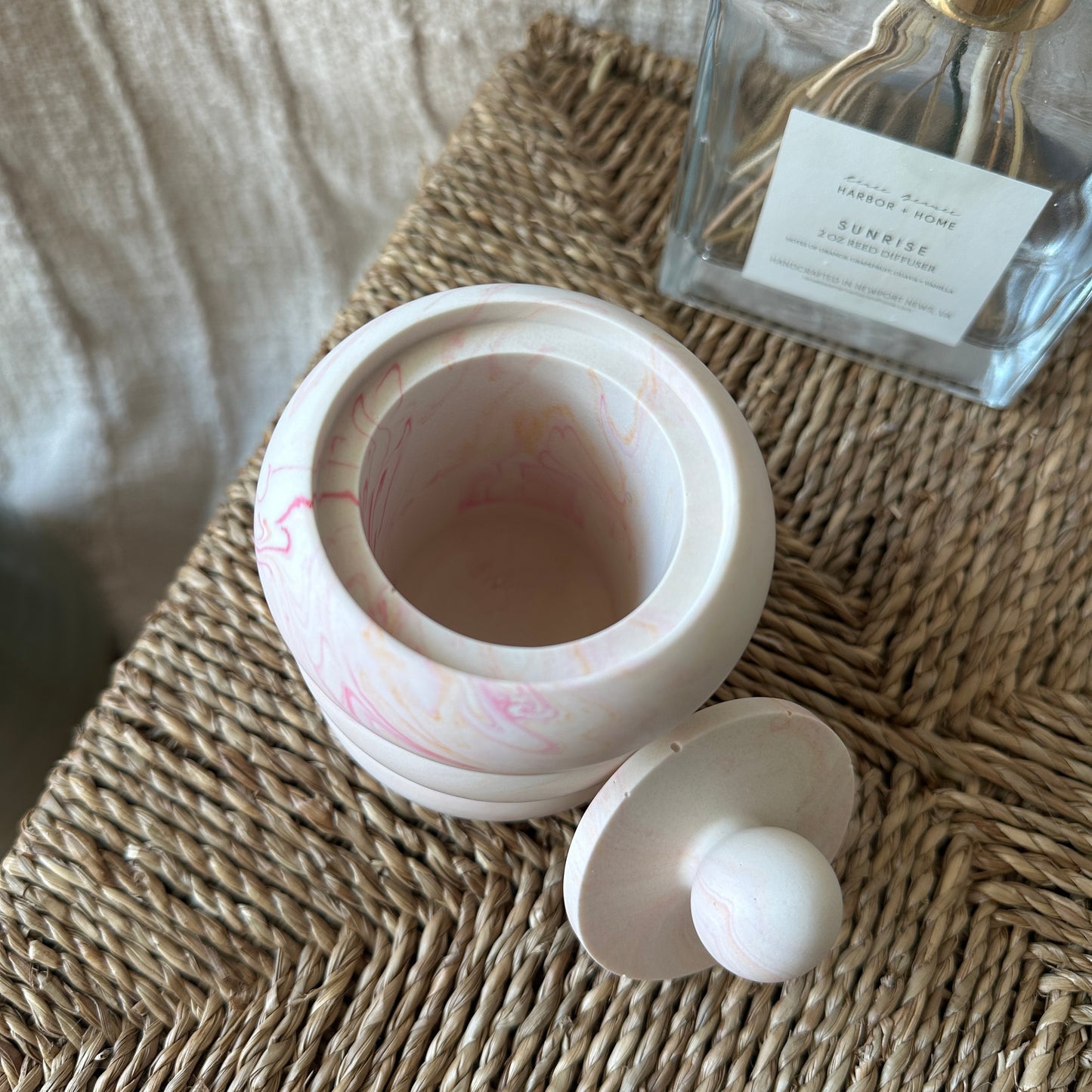 [Sunset_Light] Doughnut Decorative Jar