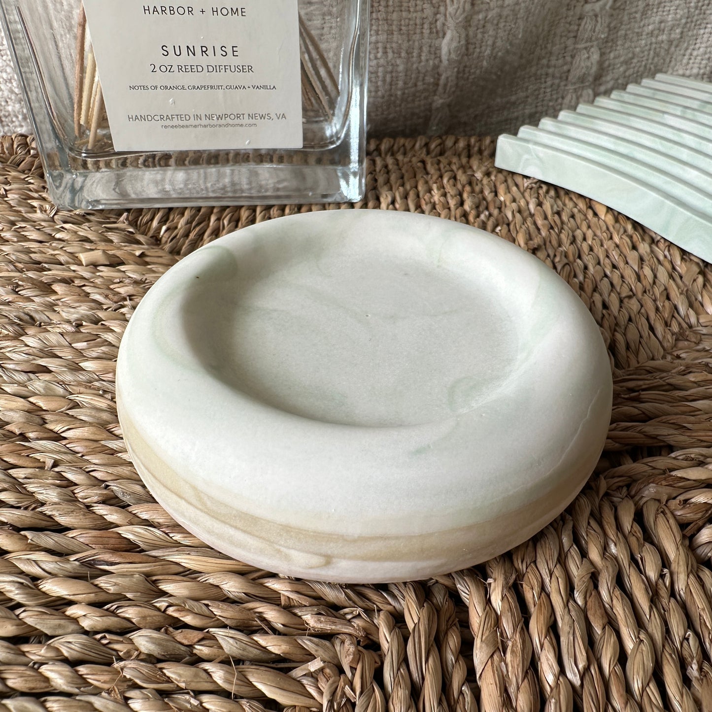 [Green] Eco Round Small Tray