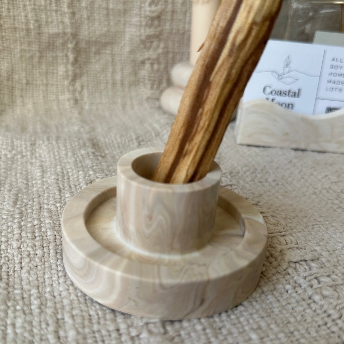 [Grayish] Palo Santo Holder