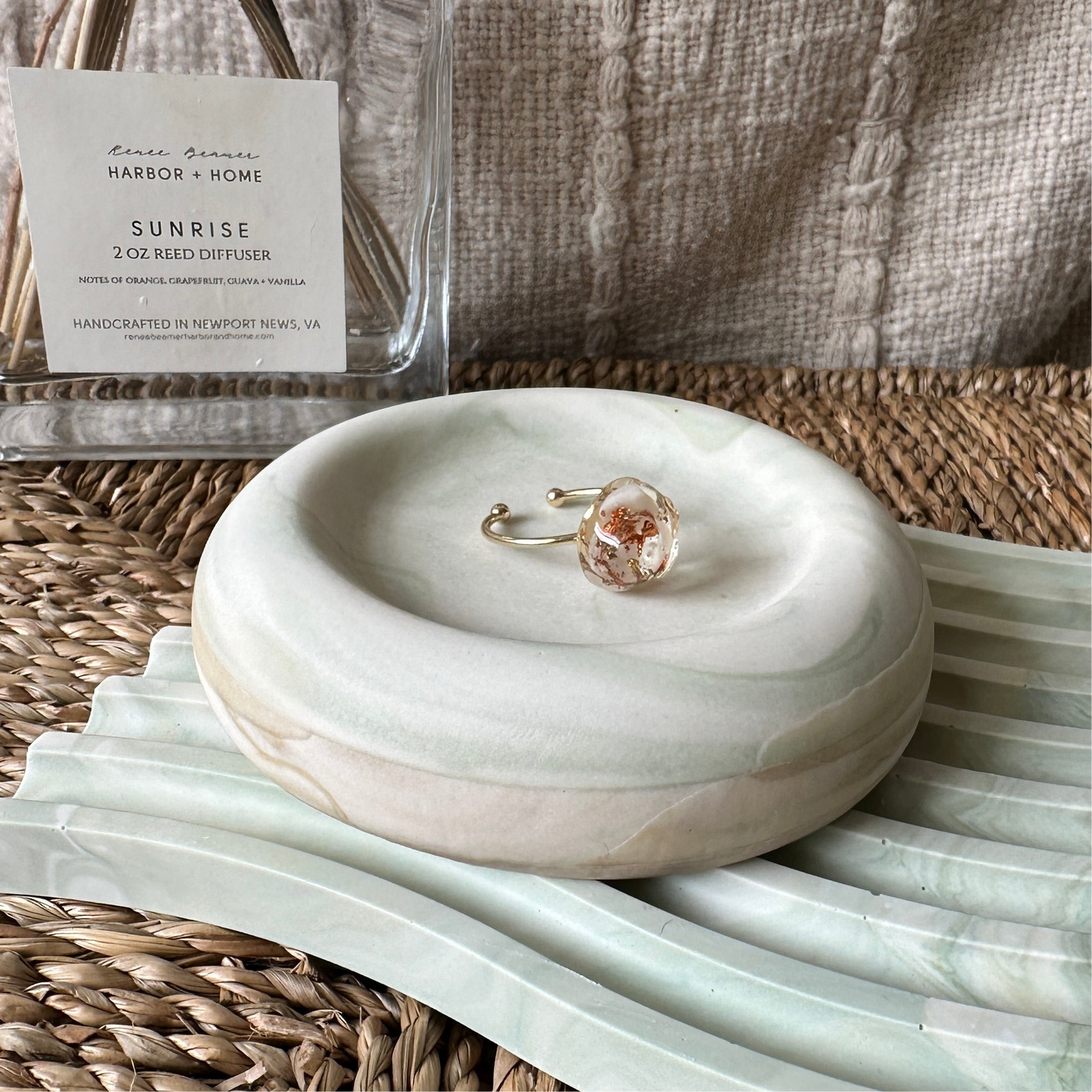 [Green] Eco Round Small Tray