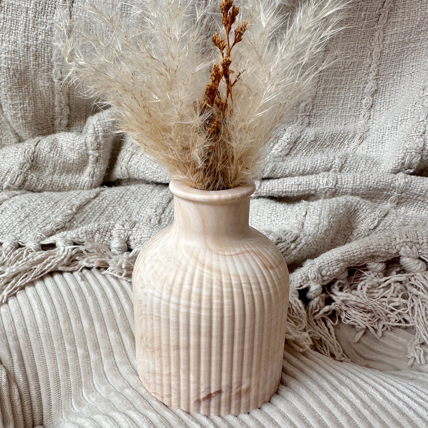 [Beige] Flower Vase