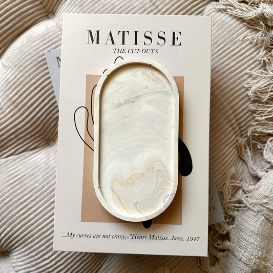 [Grayish] Oval Tray